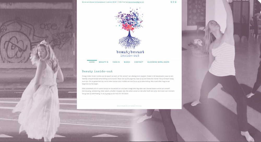 helma timmermans graphic design beautybewust website