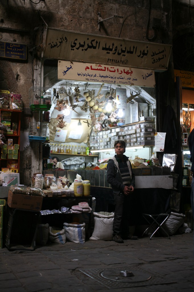 boy at souk damascus